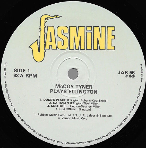 McCoy Tyner - McCoy Tyner Plays Ellington (LP, Album, RE)