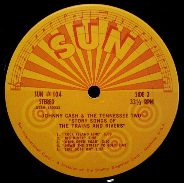 Johnny Cash & The Tennessee Two - Story Songs Of The Trains And Riv...