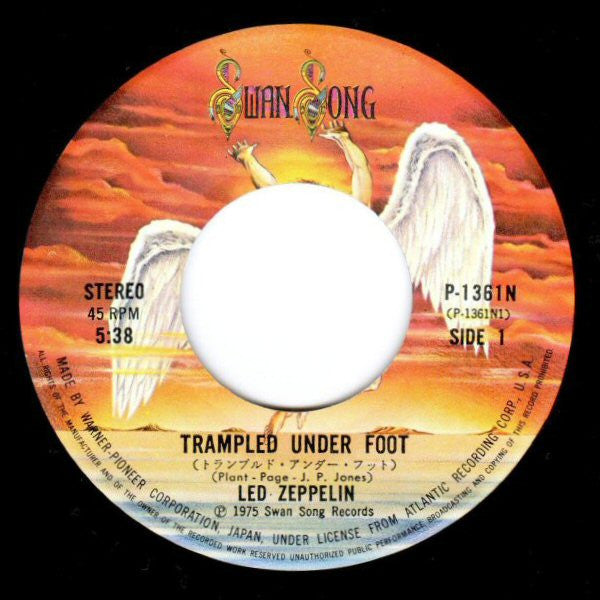 Led Zeppelin - Trampled Under Foot  (7"", Single)