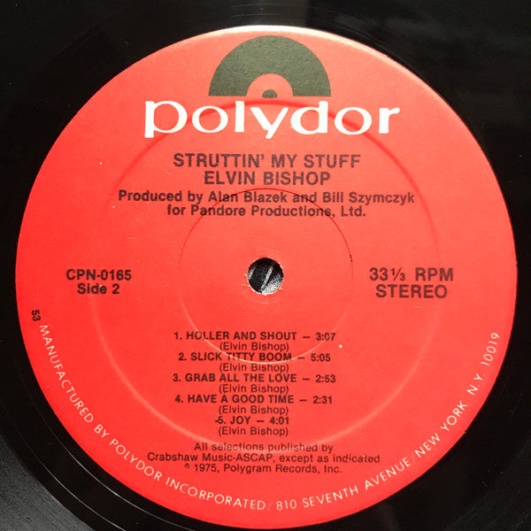 Elvin Bishop - Struttin' My Stuff (LP, Album, RE)