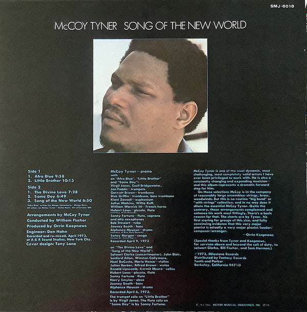 McCoy Tyner - Song Of The New World (LP, Album)