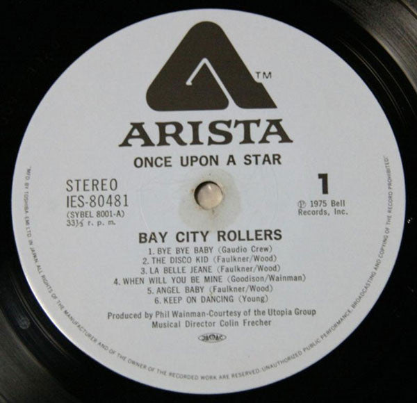 Bay City Rollers - Once Upon A Star (LP, Album)