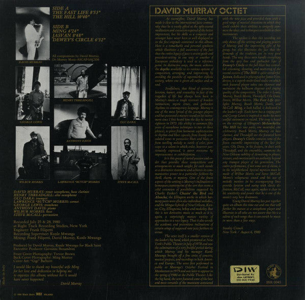 David Murray Octet - Ming (LP, Album)