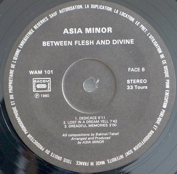 Asia Minor - Between Flesh And Divine (LP, Album)