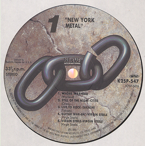 Various - New York Metal-84 (LP, Comp)