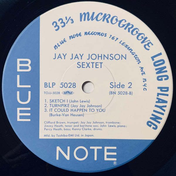 Jay Jay Johnson Sextet* - Jay Jay Johnson (10"", Mono, Ltd)
