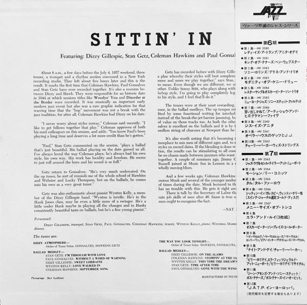 Dizzy Gillespie - Sittin' In(LP, Album, Mono, RE)