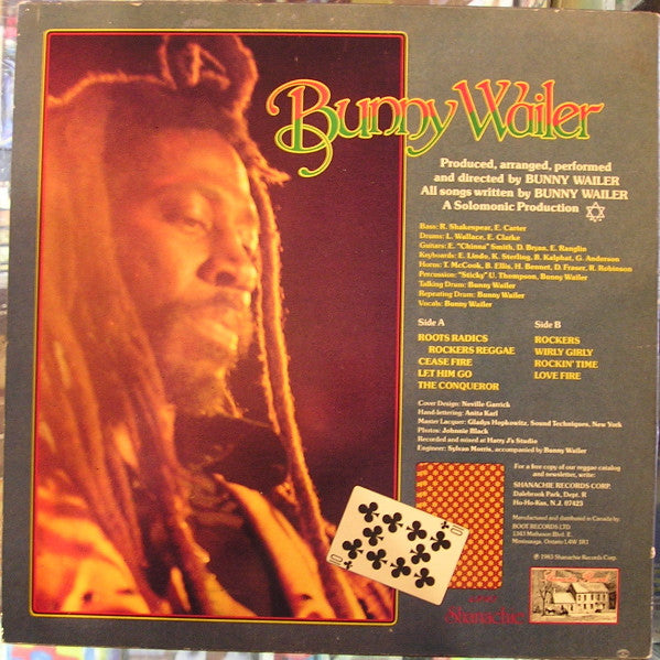 Bunny Wailer - Roots Radics Rockers Reggae (LP, Album)