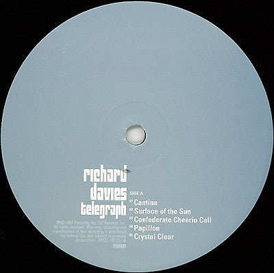 Richard Davies (3) - Telegraph (LP, Album, 190 + 7"", Ltd)