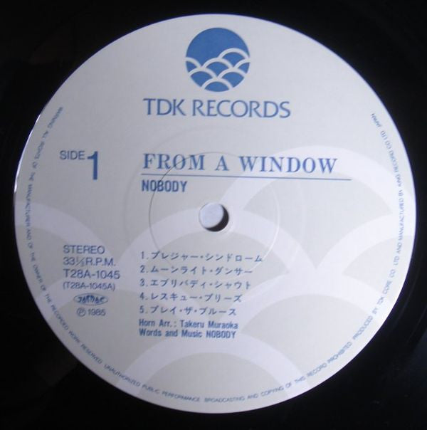 Nobody (14) - From A Window (LP, Album)