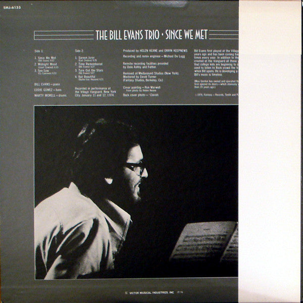 The Bill Evans Trio - Since We Met (LP, Album)