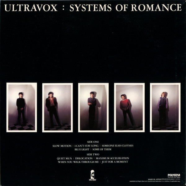 Ultravox - Systems Of Romance (LP, Album, RE)