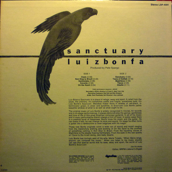 Luiz Bonfa* - Sanctuary (LP, Album)