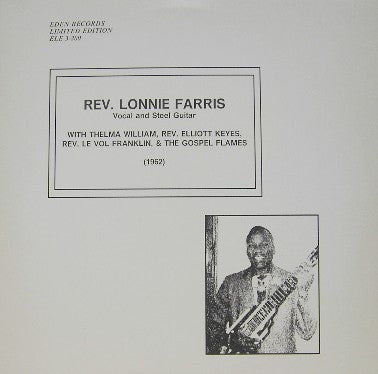 Reverend Lonnie Farris - Rev. Lonnie Farris(LP, Comp, Mono, Ltd, RE...