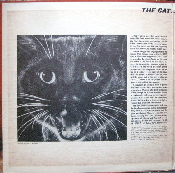 The Incredible Jimmy Smith* - The Cat (LP, Album, Gat)