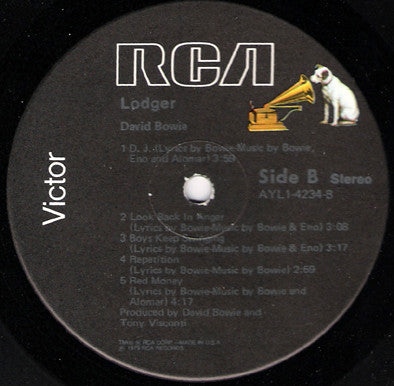 David Bowie - Lodger (LP, Album, RE)