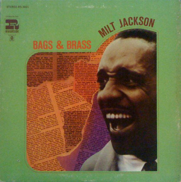 Milt Jackson - Bags & Brass (LP, Album, RE)