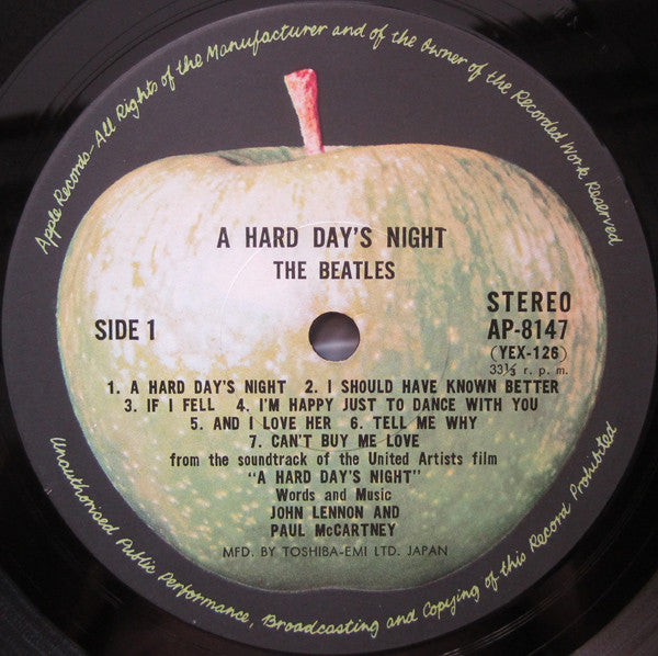 The Beatles - A Hard Day's Night (LP, Album, RE)