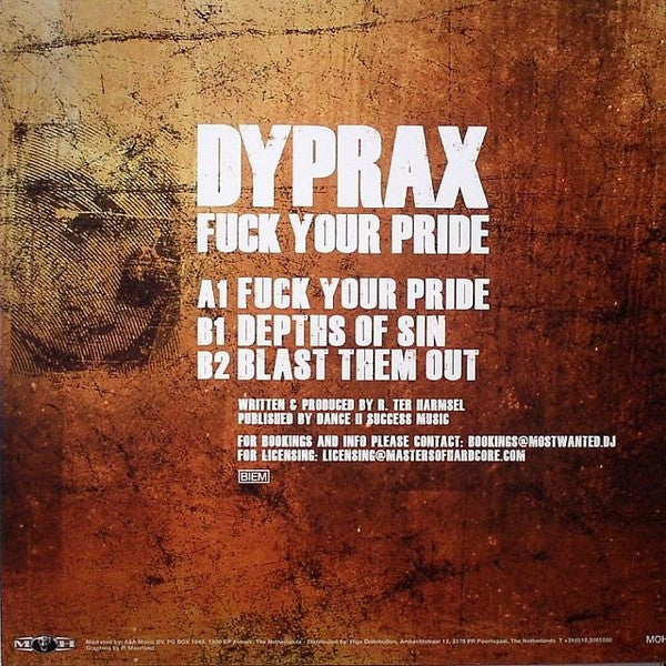 Dyprax - Fuck Your Pride (12"")