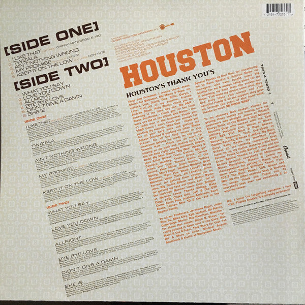 Houston (2) - It's Already Written (LP, Album)