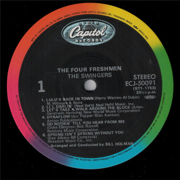 The Four Freshmen - The Swingers (LP, Album, RE, Rai)