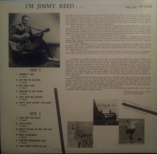 Jimmy Reed - I'm Jimmy Reed (LP, Album, Mono, RP)