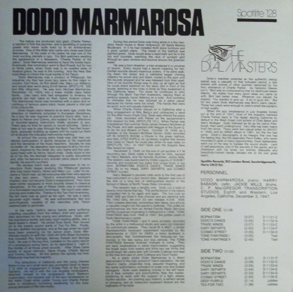 Dodo Marmarosa - The Dial Masters (LP)