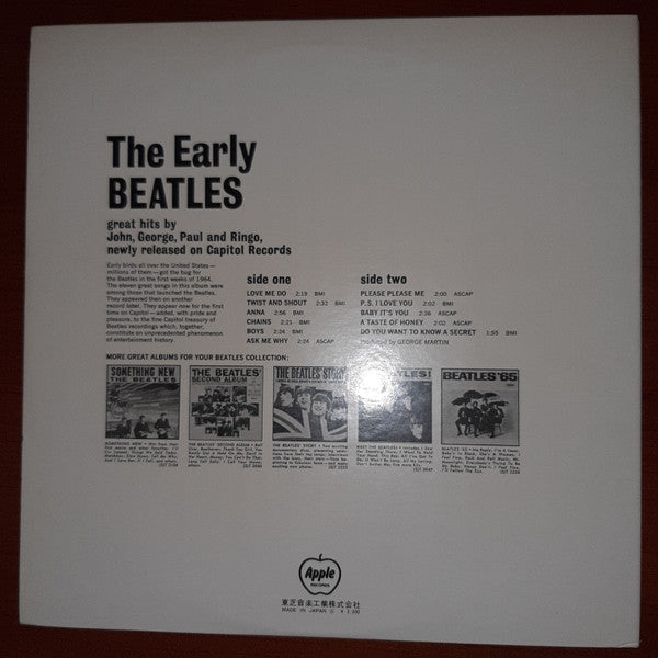 The Beatles - The Early Beatles (LP, Comp, Gat)