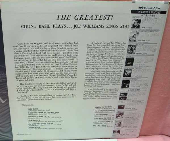 Count Basie - The Greatest! Count Basie Plays...Joe Williams Sings ...