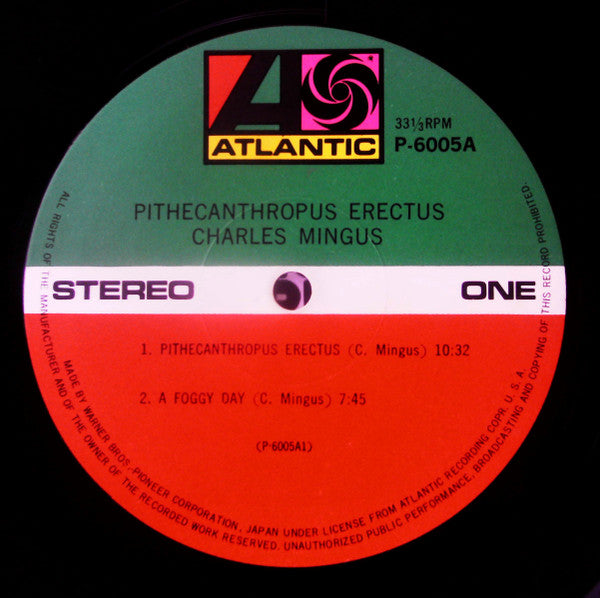 Charles Mingus Jazz Workshop - Pithecanthropus Erectus(LP, Album, M...