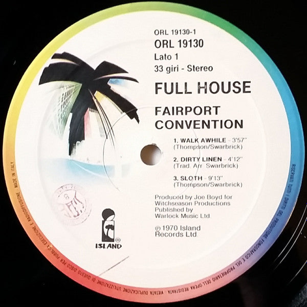 Fairport Convention - Full House (LP, Album, RE)
