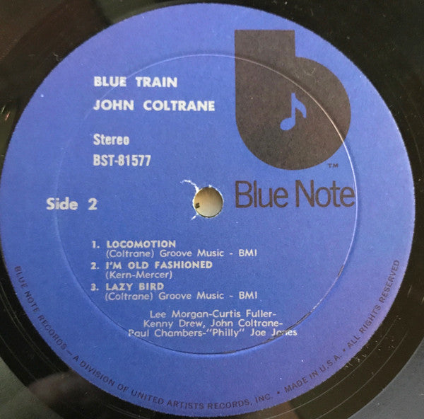 John Coltrane - Blue Train (LP, Album, RE, Bla)