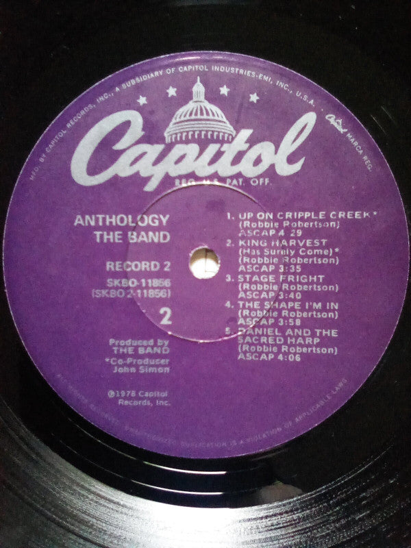 The Band - Anthology (2xLP, Comp, Los)