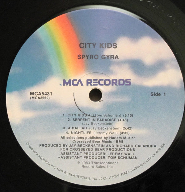 Spyro Gyra - City Kids (LP, Album,  Pi)