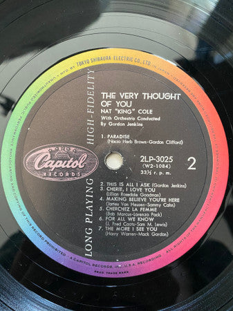 Nat King Cole - The Very Thought Of You(LP, Album, Mono)