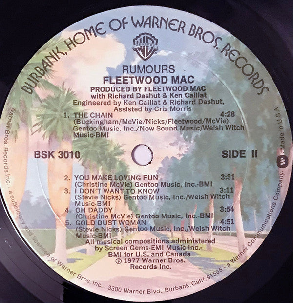 Fleetwood Mac - Rumours (LP, Album, Mon)