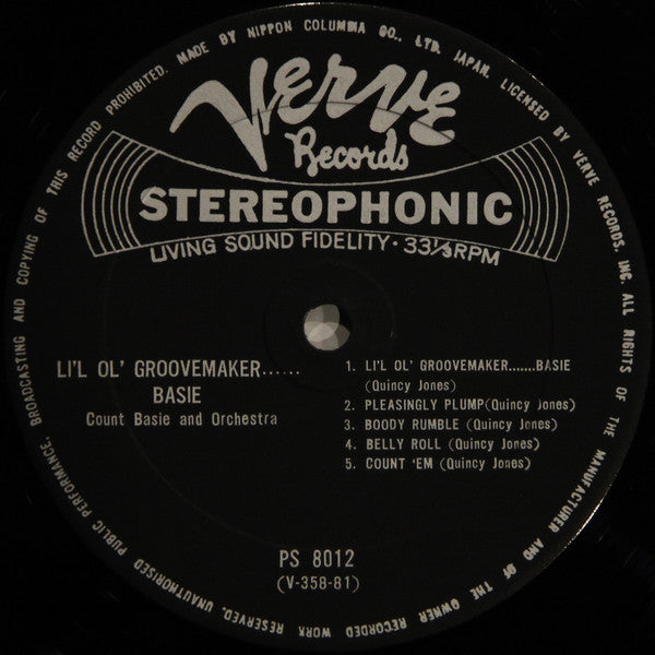 Count Basie Orchestra - L'il Ol' Groovemaker... Basie!(LP, Album)