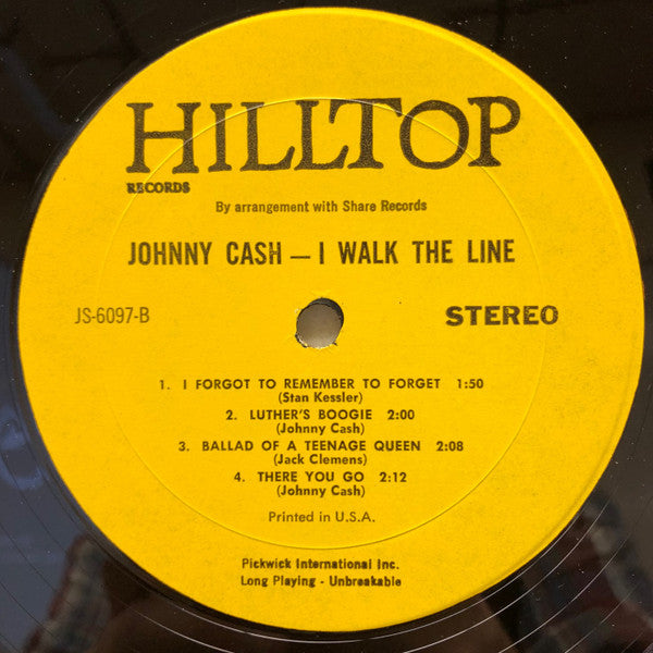 Johnny Cash - I Walk The Line (LP, Comp)