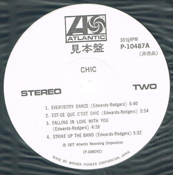 Chic - Chic (LP, Album, Promo)