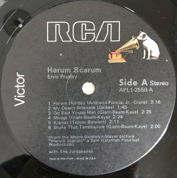 Elvis Presley - Harum Scarum (LP, Album, RE,  In)