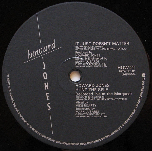 Howard Jones - What Is Love? (Extended Version) (12"", Single)