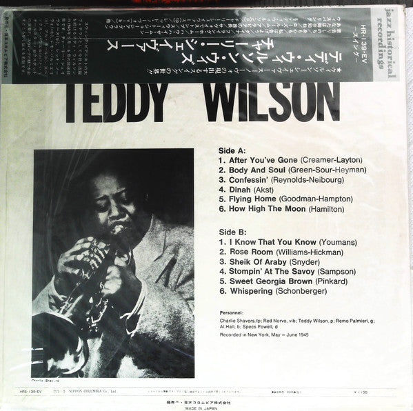 Teddy Wilson - The Sophisticated Swing (LP, Mono)