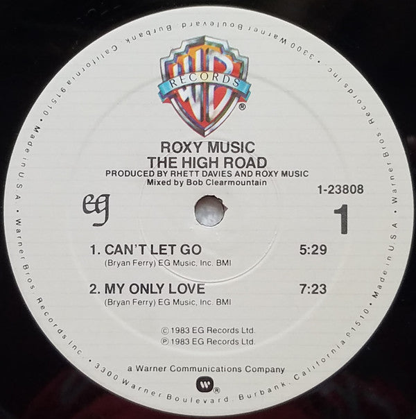 Roxy Music - The High Road (LP, MiniAlbum)