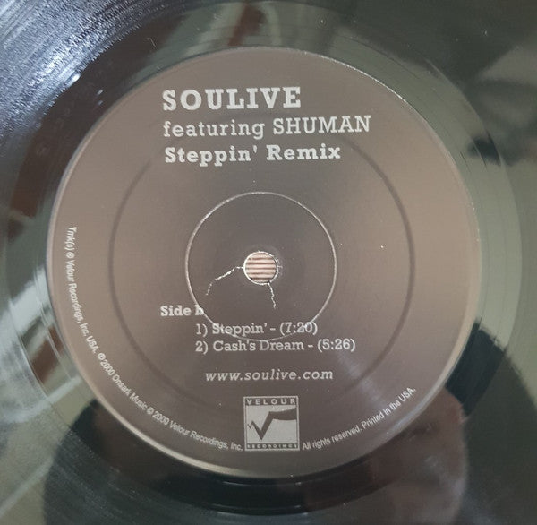 Soulive, shuman - steppin' remix (12"")