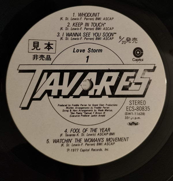 Tavares - Love Storm (LP, Album, Promo, Gat)