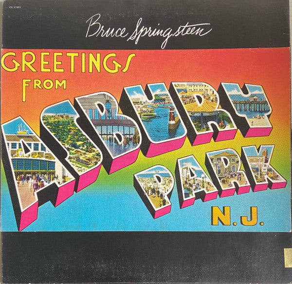 Bruce Springsteen - Greetings From Asbury Park, N.J. (LP, Album, Hid)