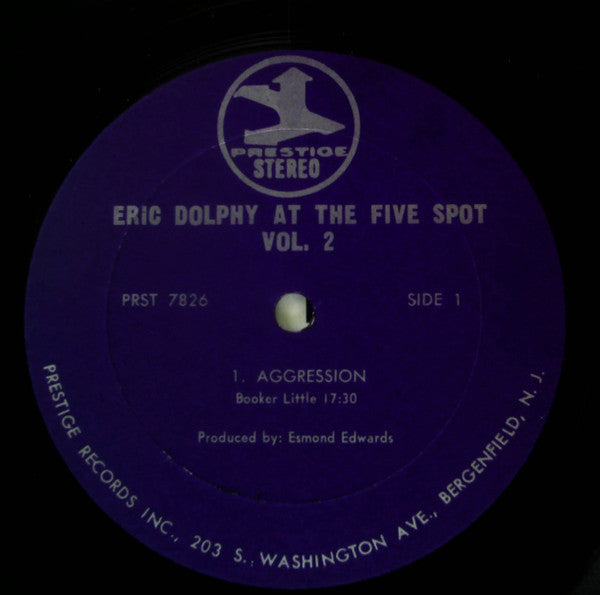 Eric Dolphy - At The Five Spot Volume 2 (LP, Album, RE, Pur)
