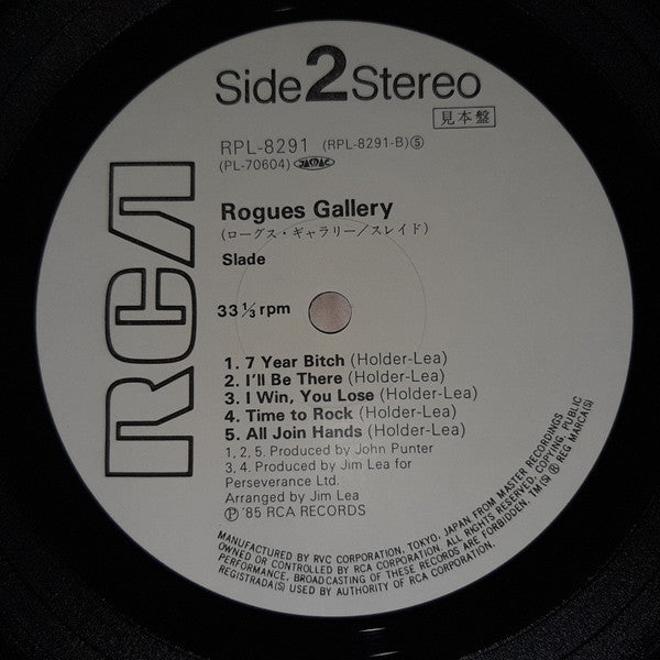 Slade - Rogues Gallery (LP, Album, Promo)
