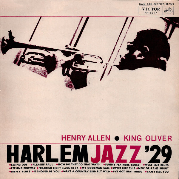 Henry ""Red"" Allen, King Oliver - Harlem Jazz '29 (LP, Comp)