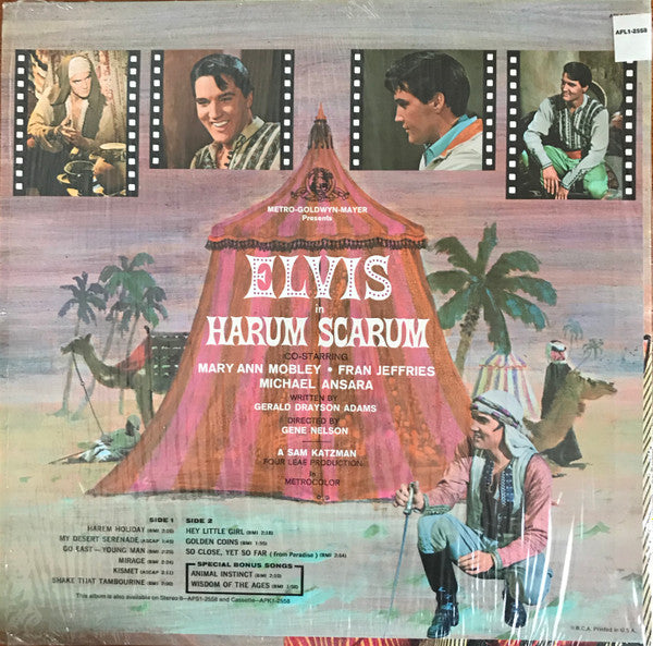 Elvis Presley - Harum Scarum (LP, Album, RE,  In)